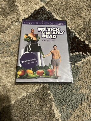 Fat, Sick and Nearly Dead (DVD) New Sealed Diet Reboot Your Life Alt. Medicine
