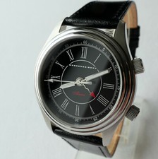 Mercedes Benz Classic Car Accessory Made in Germany Art Deco Alarm Retro Watch