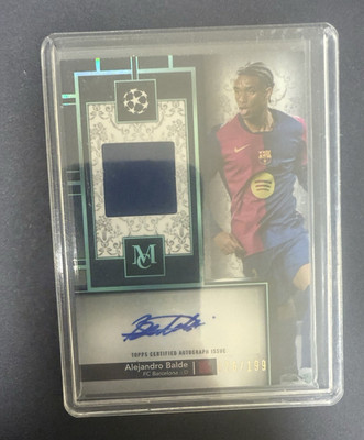 Topps Alejandro Balde FC Barcelona Autograph 026/199