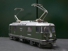HO gauge BEMO HOm 12mm Rhb Ge4/4II No. 619 Green Standard Paint