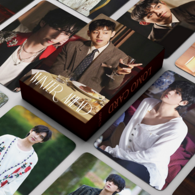 55pcs BTS V Taehyung Winter Ahead Lomo Card Set Unofficial Photo