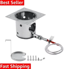 Heavy-Duty 304 Stainless Steel Fire Burn Pot & Ignitor for Superior Grilling