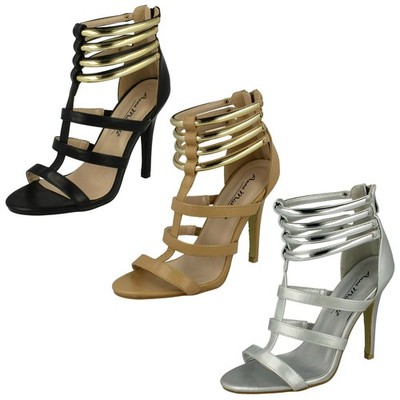 Anne Michelle Damen Sandalen offene Zehenpartie mit Absatz
