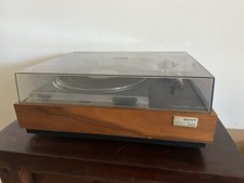 Vintage Sony PS-2251 Real Wood Direct Drive Turntable Spins