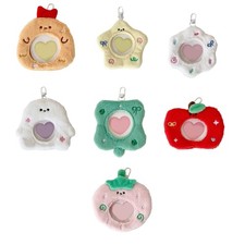 Portable Furry Badge Card Sleeve Cartoon Furry Texture Badge Card Protector Case