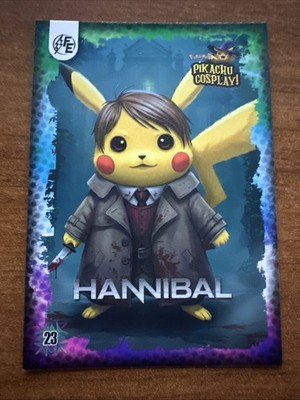 Hannibal Holo Pikachu Cosplay Set 2025 Pokemon Chase Card 23