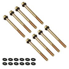8 Pack Fuel Bowl Screws Nylon Gaskets 2 12 2 78 Long Fits Holley Carb