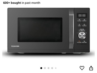 Toshiba MW3-AG20PE(BK) Microwave with Grill 20L 3-in-1 Microwave Oven