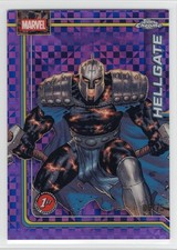 2026 Topps Chrome Marvel Purple X-Fractor /75 Card #124 - HELLGATE