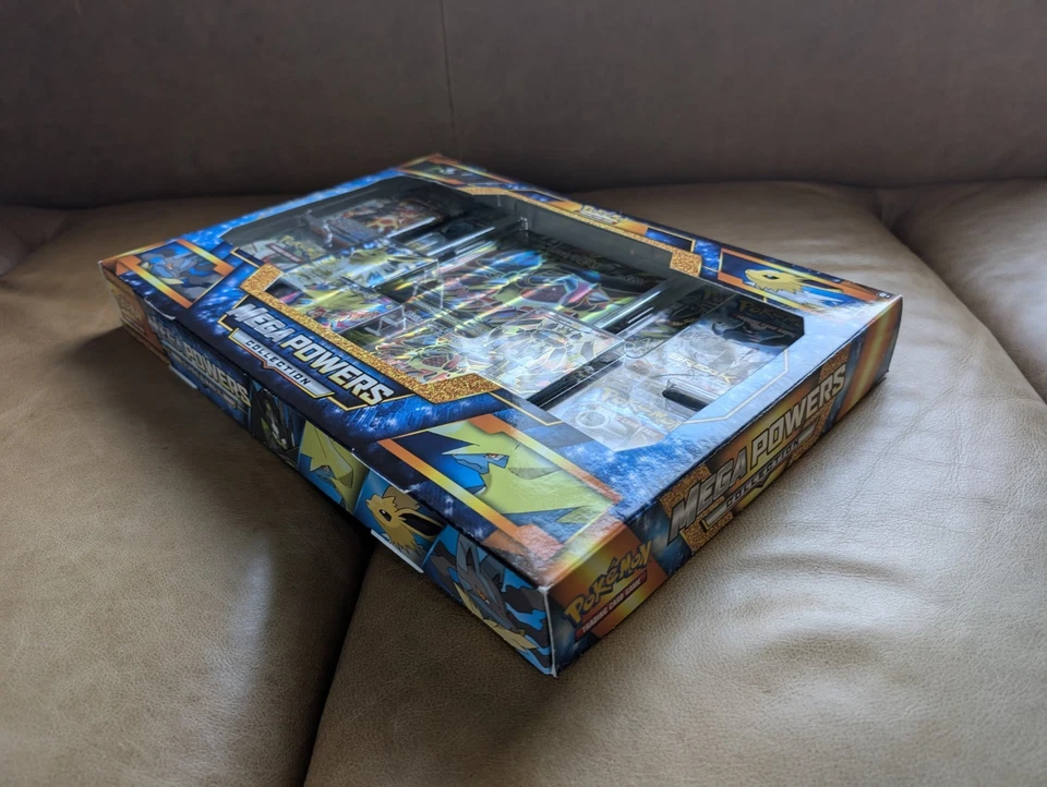 Pokemon TCG Mega Powers Collection Box SEALED - Mega LUCARIO - Image 4 of 4