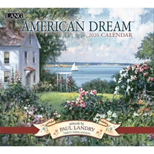Lang Companies,  American Dream 2026 Wall Calendar by Paul Landry, 13.4'' X 12''