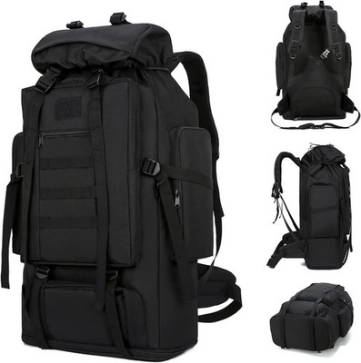100L Rucksack Wasserdicht Herren Damen Outdoor Trekking Wanderrucksack Großer