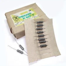 50x K40Y-9 0.01uF 200V PIO Capacitors Paper in Oil -Audiophile Grade- USSR Boxed