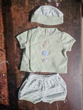 Vintage Sesame Street Big Bird 3 Piece baby outfit 0-3m