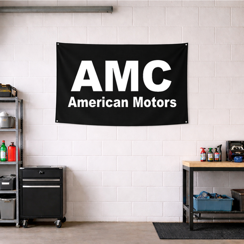 AMC 3x5 ft Wall Flag Banner – Garage Decor Fans Gift Idea | eBay