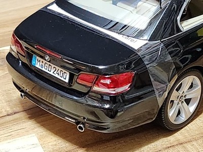 1:18 Kyosho BMW 335i E93 Black Convertible Dealer Edition
