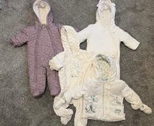 Pramsuits & Coat Baby Bundle *see description for sizes*