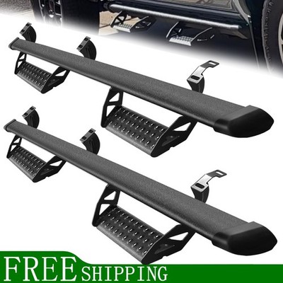 Side Step For 2005-2023 Toyota Tacoma Double Cab Running Board Drop Rail Bar