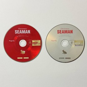 Christmas Seaman W/Box Manual Sticker Sega Dreamcast DC Used Game Good NTSC-J JP