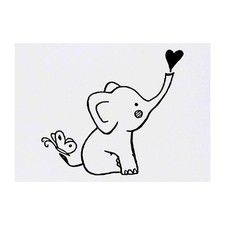 'Baby Elephant' Temporary Tattoos / Transfers TO00027253 