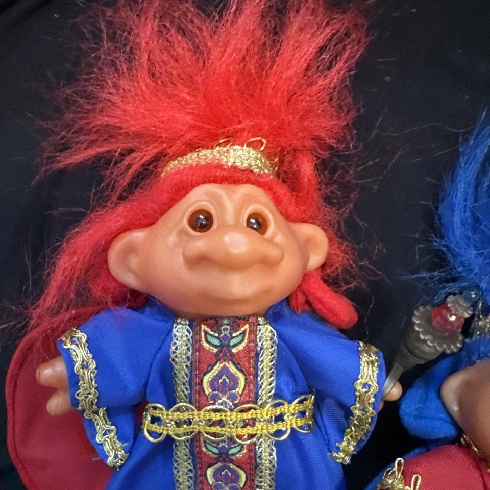 Muñecas y accesorios vintage King Azul Queen Ruby totalmente troll Foto 2 de 4