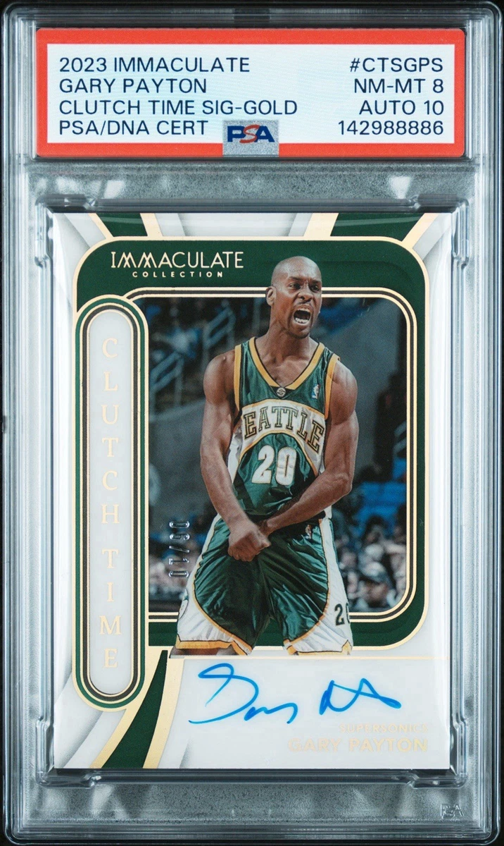Panini Gary Payton Basketball Serial Numbered Sports Trading Cards