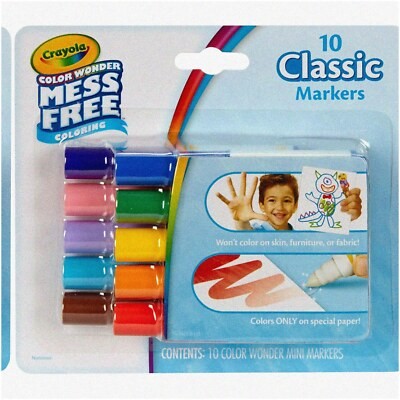 10-Pack Rainbow Magic Mess-Free Coloring Markers