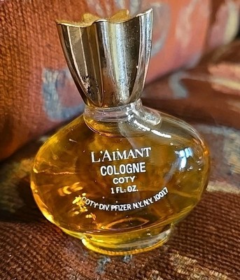 Vintage Coty L'Aimant Eau De Cologne 1 fl. oz. Unused