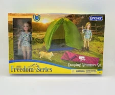 Breyer Freedom Series Camping Adventure Set Riley #62049 – 1:12 Scale Retired