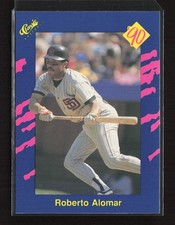 1990 Classic Blue #61 Roberto Alomar San Diego Padres