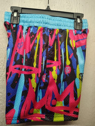 Baseball Lifestyle 101 Graffiti Crown Shorts Youth Extra Large - Picture 2 of 3