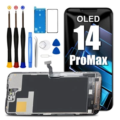 EFAITHFIX 120Hz Display Für iPhone 14 Pro Max OLED FHD Bildschirm 3D TouchScreen Reparatur