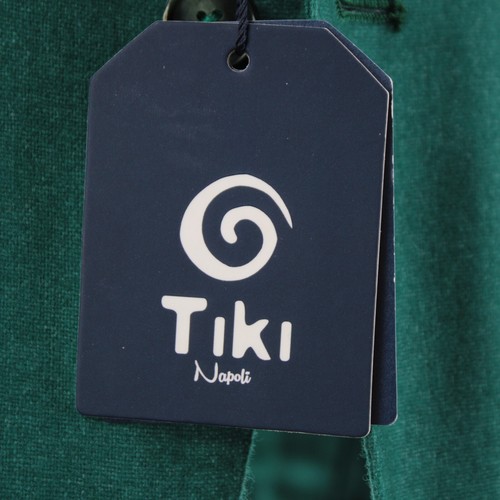 Tiki NWT Wool Blend Sport Coat Size 58 (48 US) New York In Emerald Green - Picture 11 of 12