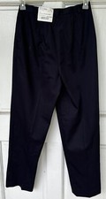 NEW Lands End Women  s True Navy Blue Pants Slacks Size 8 Regular 71003 Pleated