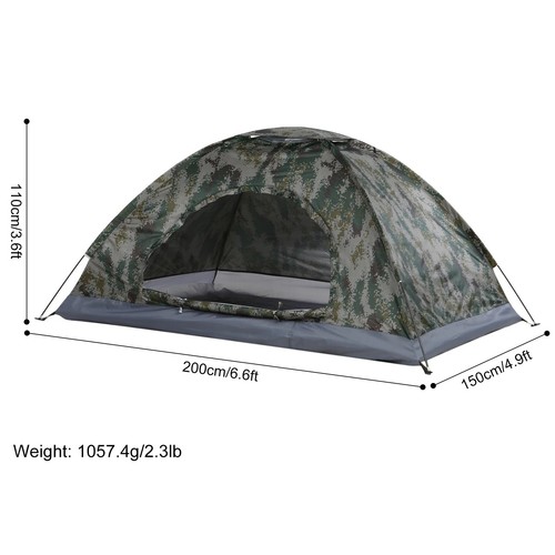 Tent Family Camping Beach Waterproof Shelter 2 Person Dome Outdoor UPF30+ Picnic - Picture 5 of 6