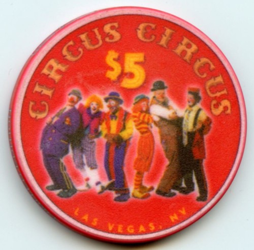 $5 Circus Circus New Year's 2000 LE Chip Las Vegas 2000 - Picture 2 of 2