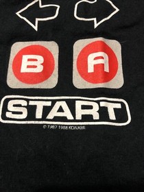 Vintage 1988 Nintendo Contra Shirt - Medium - 80s Video Game - Konami NES