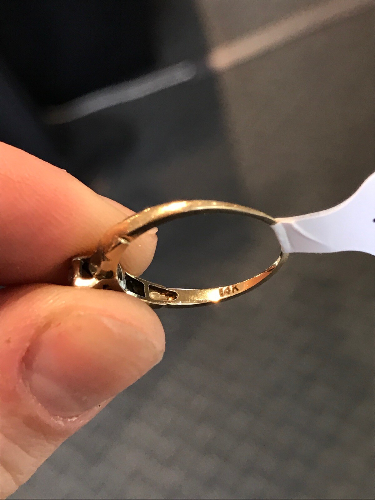 Vintage 14k Yellow Gold Diamond Solitaire Engagement Wedding Ring eBay