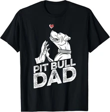 Funny Pit Bull Dad Father Dog Breed - Pitbull Ban Funny Gift Unisex T-Shirt