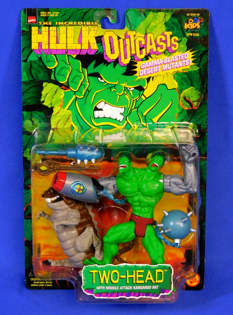 MARVEL COMICS INCREDIBLE HULK OUTCASTS TWO-HEAD TOYBIZ 1997 | eBay