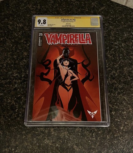 Vampirella #V5 #25 BAM! Virgin Variant CGC SS 9.8 Signed By Jae lee