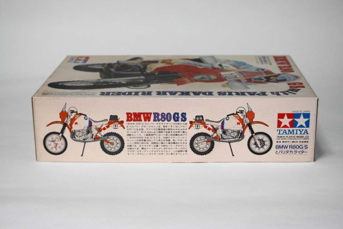 TAMIYA 1/12 BMW R80G/S with Paris-Dakar Rider Vintage Model Kit No