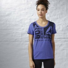 Image of Reebok Women's One Series Speedwick Crew Tee Top 