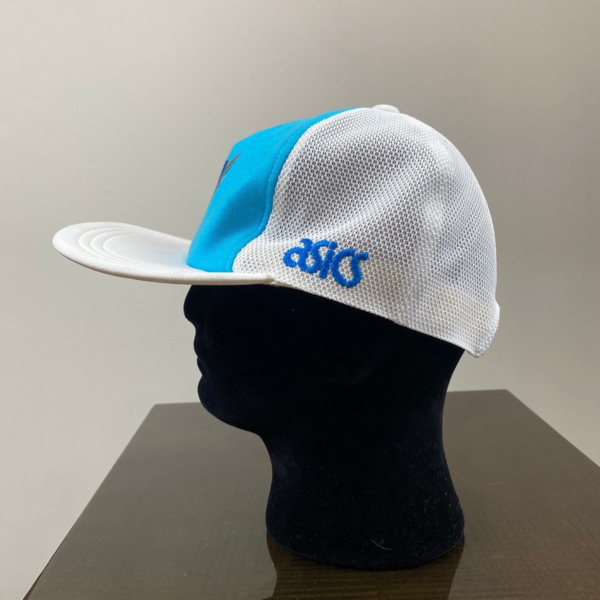 80s ヴィンテージ　アシックス　メッシュキャップ　日本製 fit=scale-down,w=1200