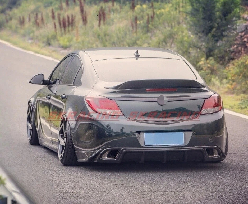 Alerón labial trasero de fibra de carbono/negro brillante para Buick Regal GS 11-13 Foto 4 de 4