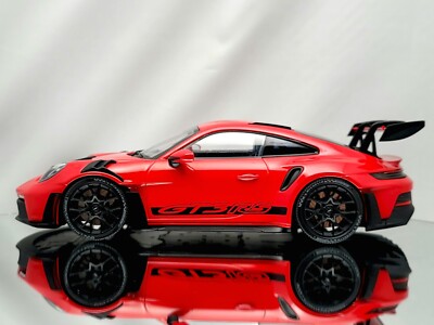 【MINICHAMPS】1/18 Porsche 911 GT3RS Back Minichamps 2023 Porsche 911 992 GT3 RS Black w/ Pyro Red