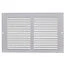 Hart & Cooley 650 Series Steel Sidewall Return Air Grille 10" x 6" Bright White