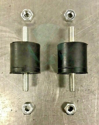 2 M6 Rubber Vibration Isolator Mount Replacement AEM Injen K&N Air Intake Kit