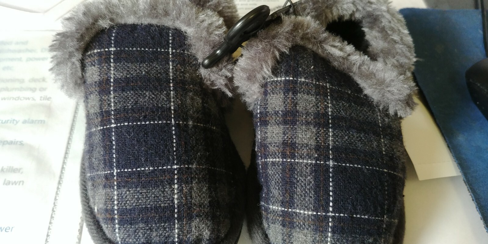 SAOLA Pantofole Slip On Slip On Slip On Ragazzi Ragazze Bambini A Quadri M(7 8)