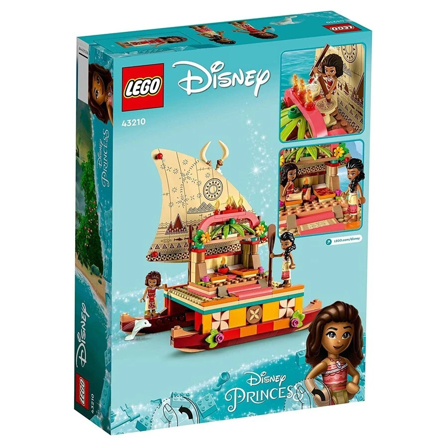LEGO DISNEY PRINCESS 43210 Moana's Wayfinding Boat 321 PCS Building Toy Sealed - Image 2 of 4